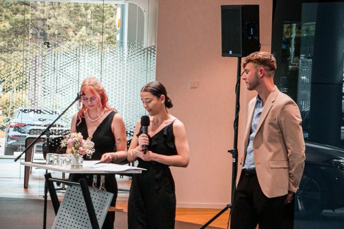 Dankesworte vorgetragen von Lennart Goeke, Sarah Kellersmann, Ronja Beneker 